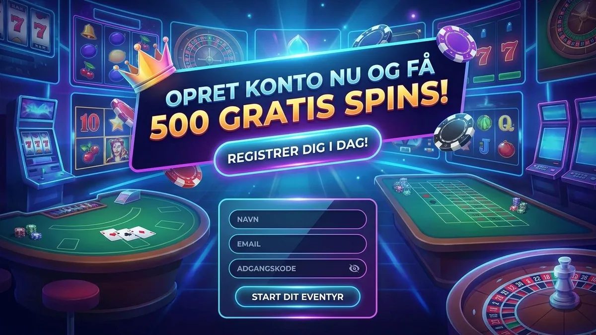 Registrering med bonus